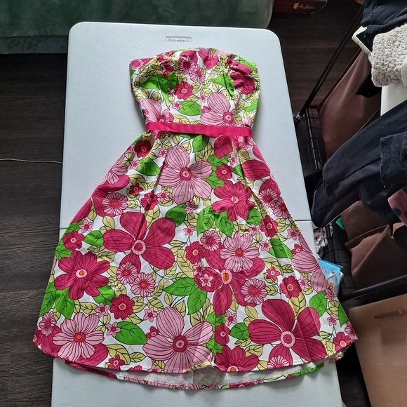 D.B.Y Dresses & Skirts - D.B.Y Vintage Pink Floral Dress